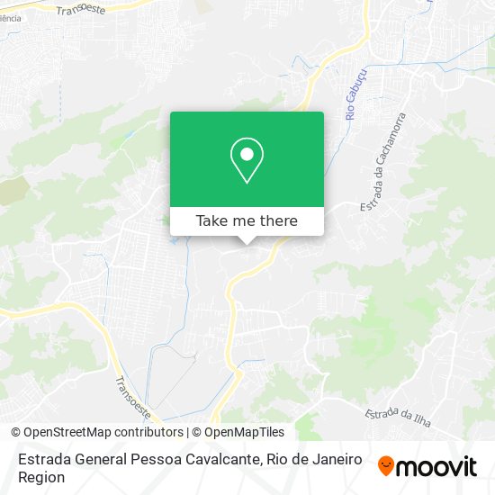 Estrada General Pessoa Cavalcante map