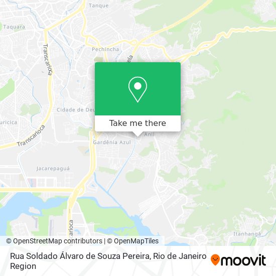 Rua Soldado Álvaro de Souza Pereira map