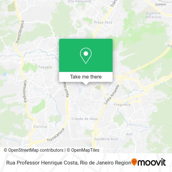 Rua Professor Henrique Costa map
