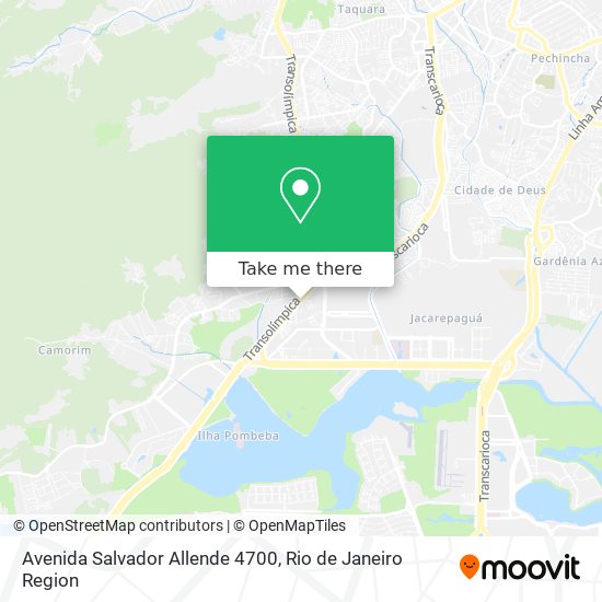 Avenida Salvador Allende 4700 map