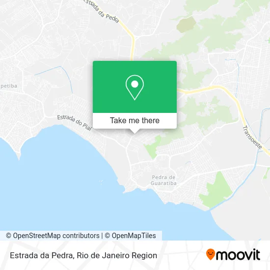 Estrada da Pedra map