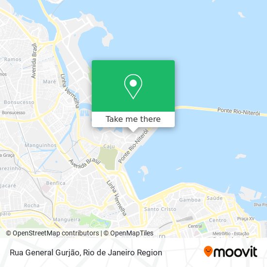 Rua General Gurjão map