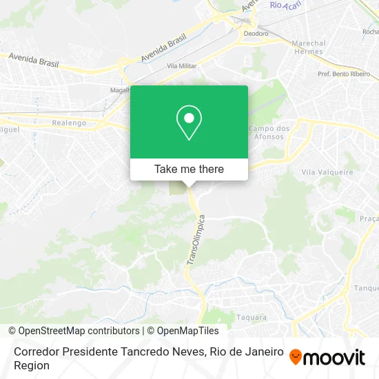 Corredor Presidente Tancredo Neves map