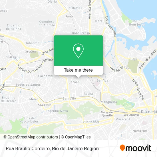 Rua Bráulio Cordeiro map
