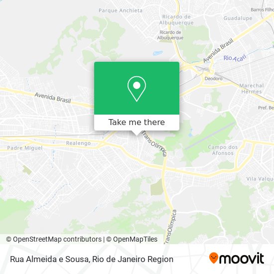 Rua Almeida e Sousa map