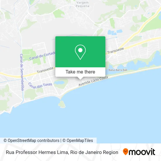 Rua Professor Hermes Lima map