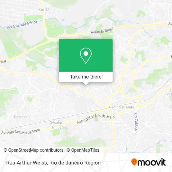 Rua Arthur Weiss map