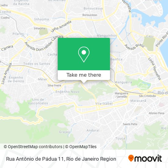 Rua Antônio de Pádua 11 map