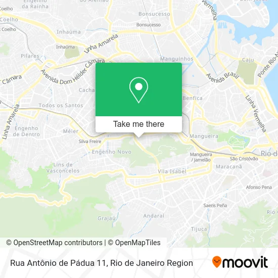 Rua Antônio de Pádua 11 map