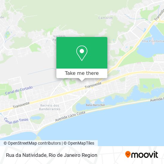 Rua da Natividade map