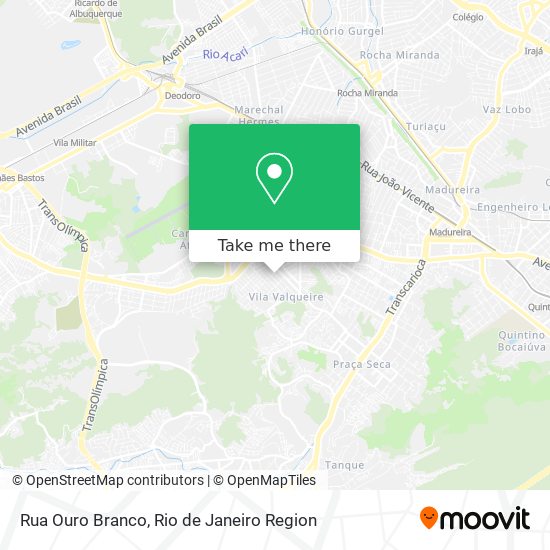 Rua Ouro Branco map