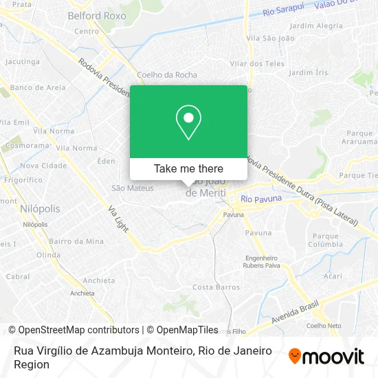 Rua Virgílio de Azambuja Monteiro map