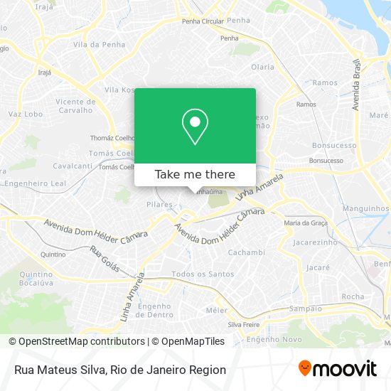 Mapa Rua Mateus Silva