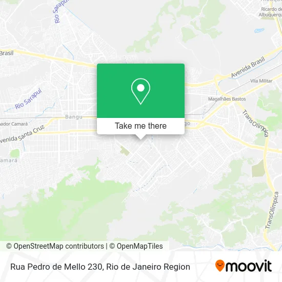 Rua Pedro de Mello 230 map