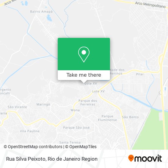 Rua Silva Peixoto map
