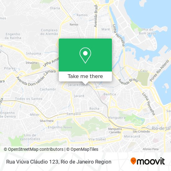 Mapa Rua Viúva Cláudio 123