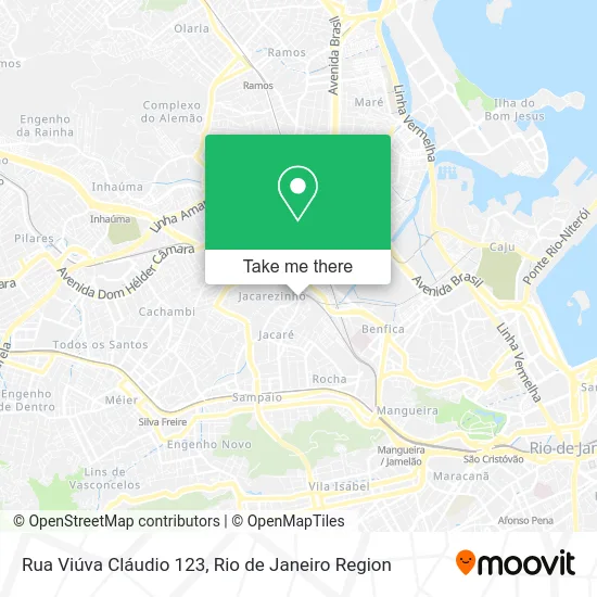 Rua Viúva Cláudio 123 map