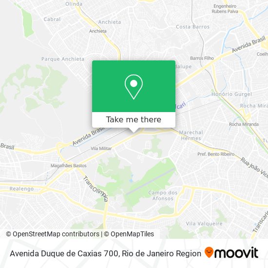 Mapa Avenida Duque de Caxias 700