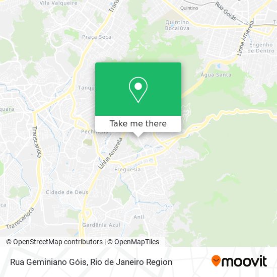 Rua Geminiano Góis map