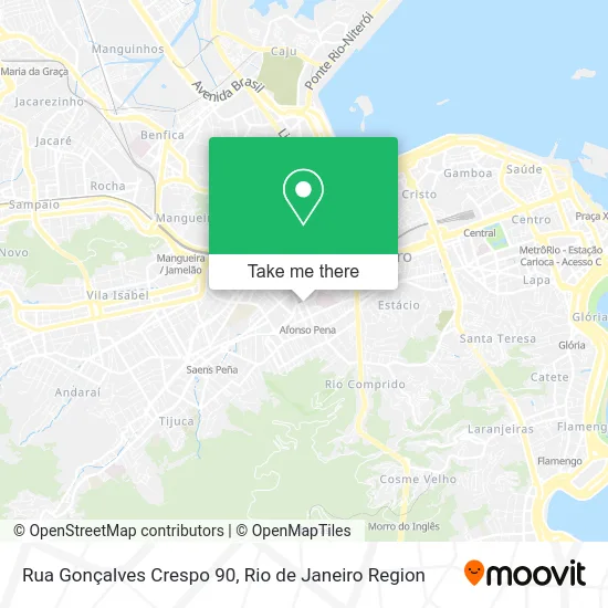 Rua Gonçalves Crespo 90 map