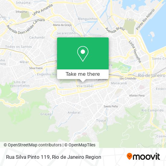 Mapa Rua Silva Pinto 119