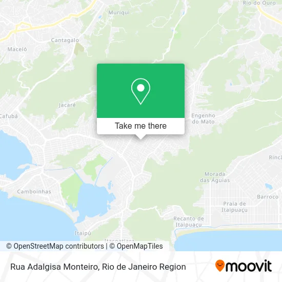 Rua Adalgisa Monteiro map