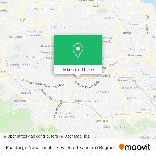 Rua Jorge Nascimento Silva map