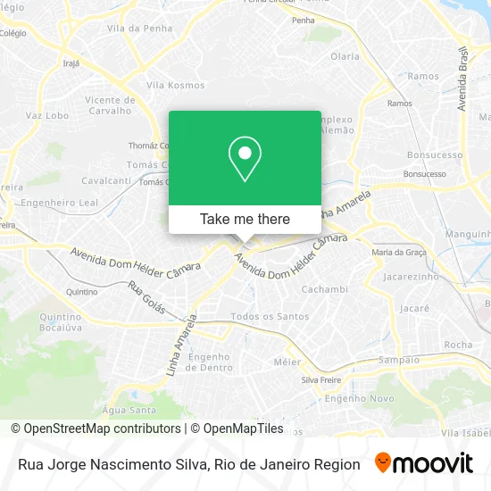 Rua Jorge Nascimento Silva map