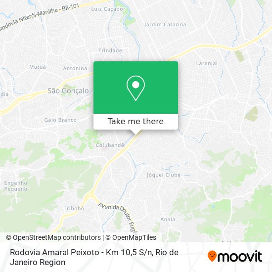 Rodovia Amaral Peixoto - Km 10,5 S / n map