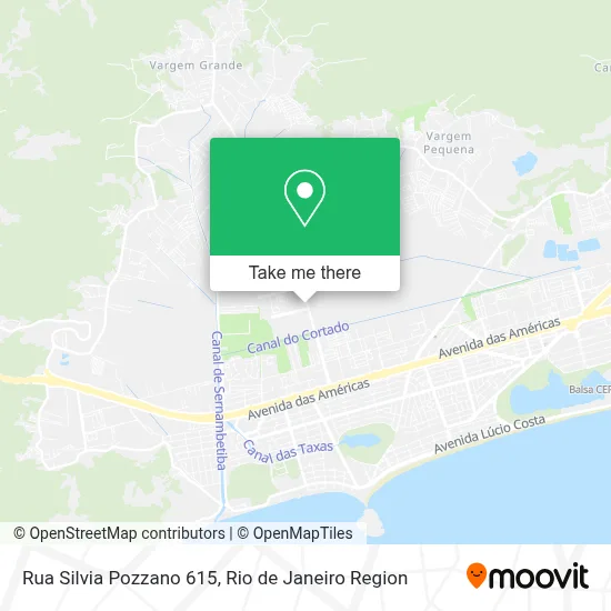 Rua Silvia Pozzano 615 map