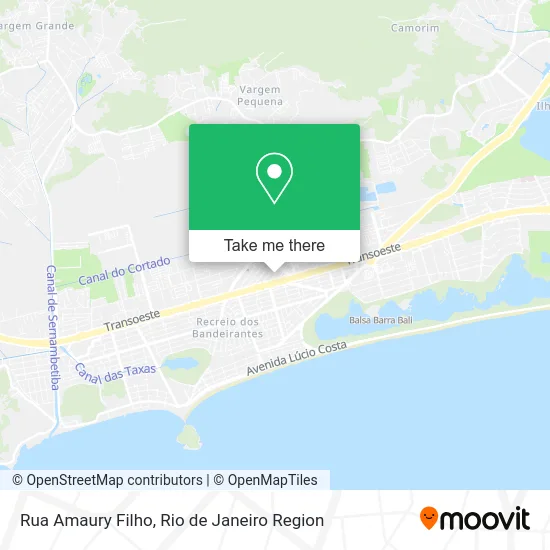 Rua Amaury Filho map