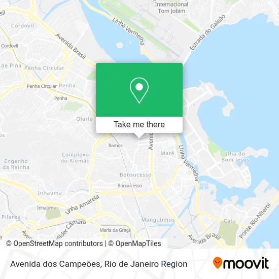Avenida dos Campeões map