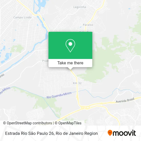 Estrada Rio São Paulo 26 map