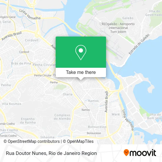Rua Doutor Nunes map