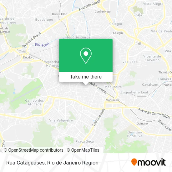 Rua Cataguáses map