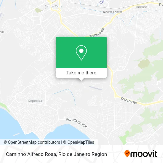 Caminho Alfredo Rosa map