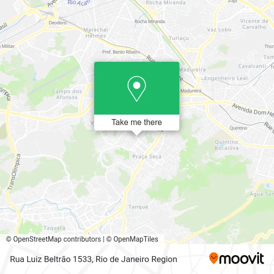 Rua Luiz Beltrão 1533 map