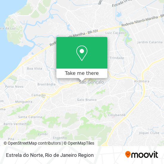 Estrela do Norte map