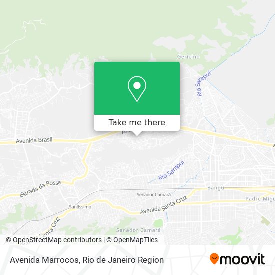 Mapa Avenida Marrocos