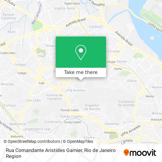 Rua Comandante Aristídes Garnier map