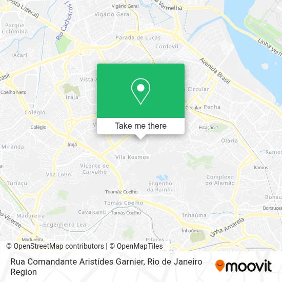 Rua Comandante Aristídes Garnier map
