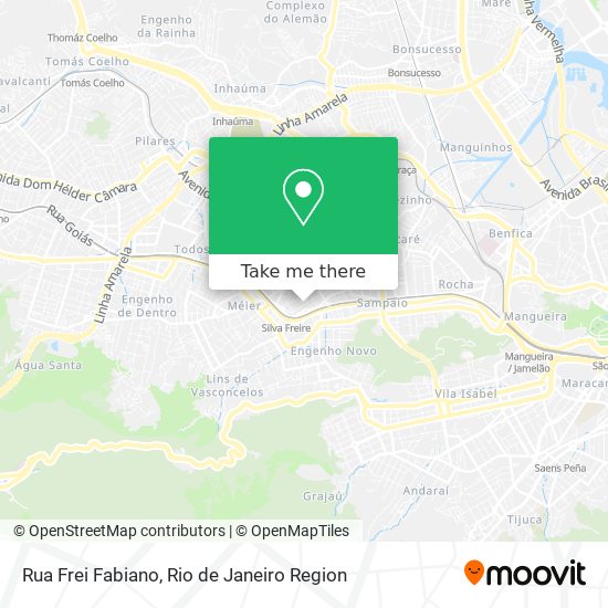 Rua Frei Fabiano map