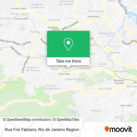 Rua Frei Fabiano map