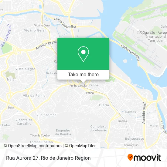 Rua Aurora 27 map