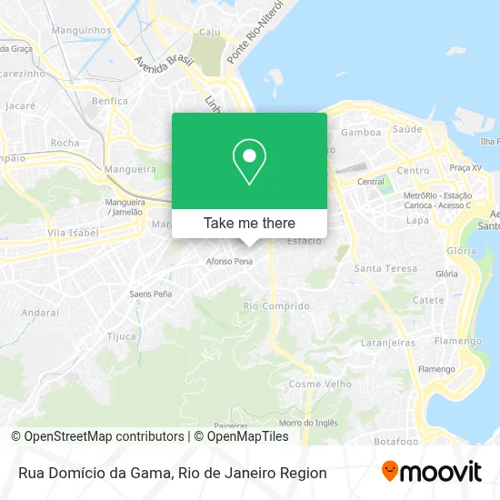 Rua Domício da Gama map