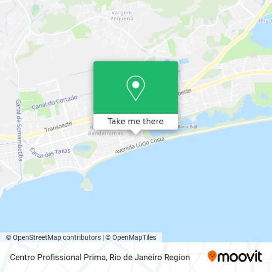 Centro Profissional Prima map