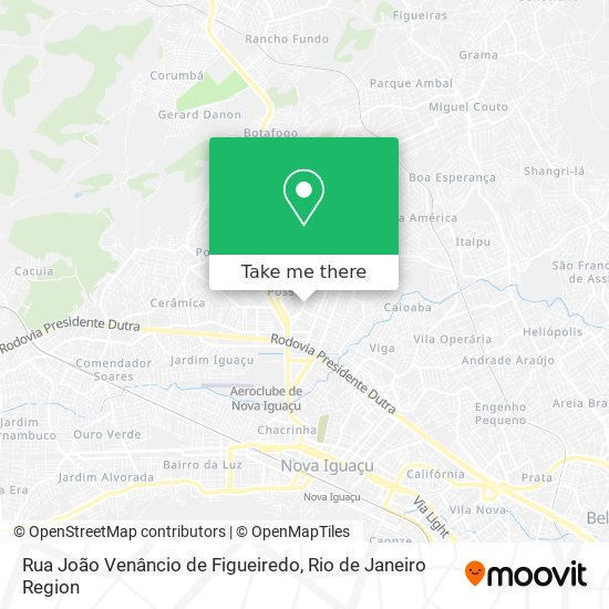 Mapa Rua João Venâncio de Figueiredo