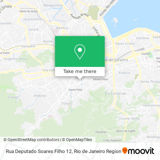 Mapa Rua Deputado Soares Filho 12