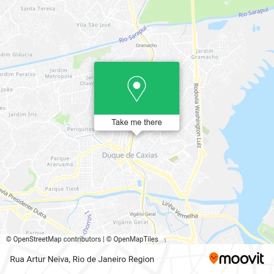 Rua Artur Neiva map