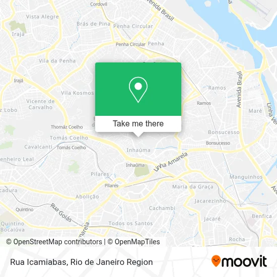 Rua Icamiabas map